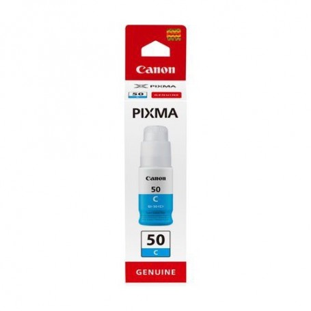 INK CANON GI-50 C CIANO Flacone da 70ml CapacitÃ  7.700PP x PIXMA G6050 G5050 G7050 GM4050