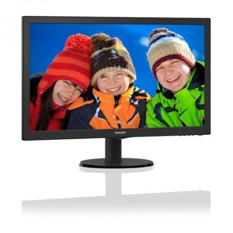 MONITOR PHILIPS LED 23.6  Wide 243V5QHABA 00 MVA 1920x1080 Full HD 8ms 250cd mÂ² 10.000.000:1 2x2W MM VGA DVI HDMI