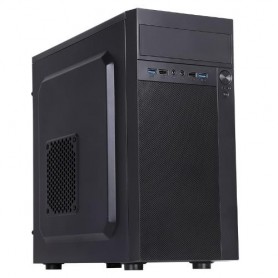 CASE ITEK M.TOWER  THEON  500W, 2*USB2, 2*USB3 Audio Front- Cable Managment - BK - ITOCMPTO