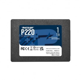 SSD PATRIOT  1TB P220 2.5  SATA3 READ:550MB WRITE:500 MB S - P220S1TB25