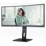 MONITOR AOC LED 34  Wide CURVED CU34P3CV VA 3440x1440 1ms 300cd mq 50.000.000:1 2x5W MM Reg.H HDMI DP USB-C Docking