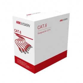 Cavo LAN Hikvision U UTP Cat 6 24AWG CPR(Eca) LSZH 0.53mm 305mt bianco DS-1LN6UEL5