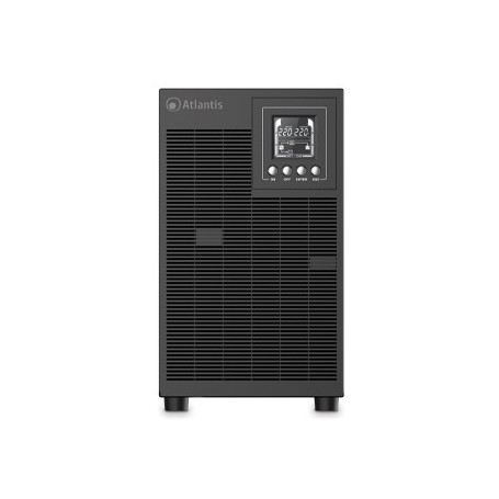 UPS ATLANTIS A03-OP3002XLN Server Online PRO 3000VA (2100W) Tower 6 batterie USB EPO RS232 4xIEC LCD