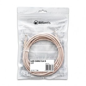 Atlantis cavo di Rete Cat 6: Cavo di rete UTP (patch cord) categoria Cat-6 Lunghezza 3m P019-LN_6-U-3A