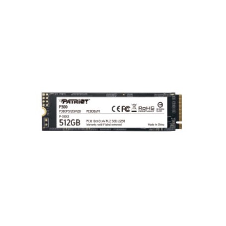 SSD PATRIOT 512GB P300 M.2 2280 PCIe Gen3 x4 READ:1700MB WRITE:1200 MB S - P300P512GM28