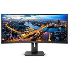 MONITOR PHILIPS LED 34  Wide CURVED 345B1C 00 IPS 3440x1440 5ms 300cd mÂ² 3.000:1(80.000.000:1)2x5W MM 2HDMI DP USB GAMING