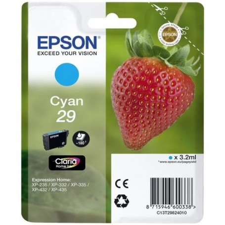 INK EPSON C13T29824012 Ciano Fragola x XP-255 XP-245 XP-332 XP-335 XP-432 XP-342 XP-345 XP-442 XP-445 XP-452