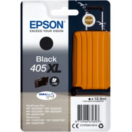 INK EPSON 405XL C13T05H14010 Nero Trolley x WF-3820DWF WF-3825DWF WF-4820DWF WF-4830DTWF WF-3640DTWF WF-7830DTWF WF-7840DTWF