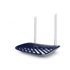 ROUTER TP-LINK AC750 Archer C20 V4 WIRELESS Dual Band 433Mbps a 5GHz + 300Mbps a 2.4GHz, 1 10 100M WAN + 4 10 100M LAN 3 Antenne