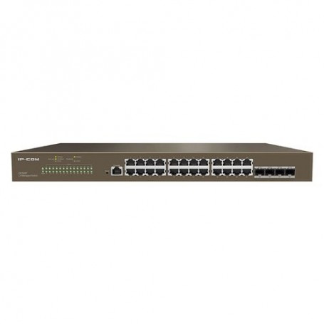 SWITCH IP-COM G5328F 24P GIGABIT+4P SFP 1P Console, L3 Cloud Managed