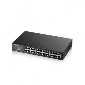 Switch ZYXEL GS-1100-24E Unmanaged, 24 porte Gigabit, design senza ventole, Desktop Rack - GS1100-24E-EU0103F