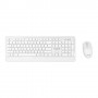 Yashi Exclusive Multimedia Keyboard & Mouse Wireless KIT White - MY538